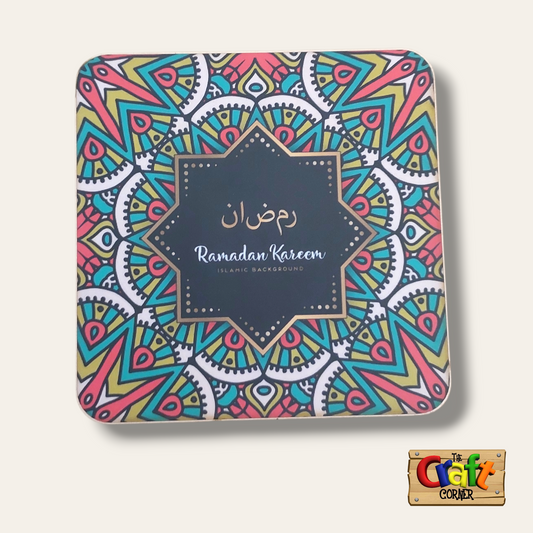 Coaster: Ramadan coaster colourful khayameya