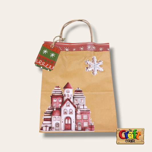 Christmas Gift bag (houses)