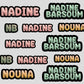""Name Cutout 3d Spring"