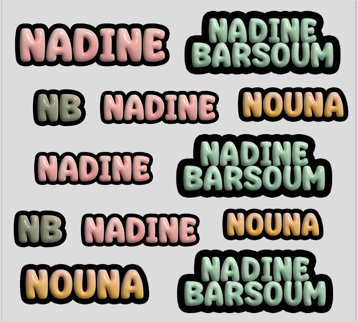 ""Name Cutout 3d Spring"