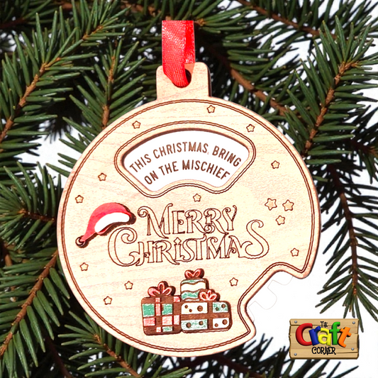 Ornament/wall decor: Interactive Funny Christmas ornament