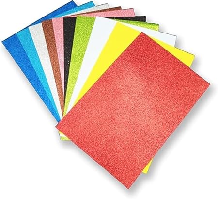Foam sheets: 50x70 cm glittery