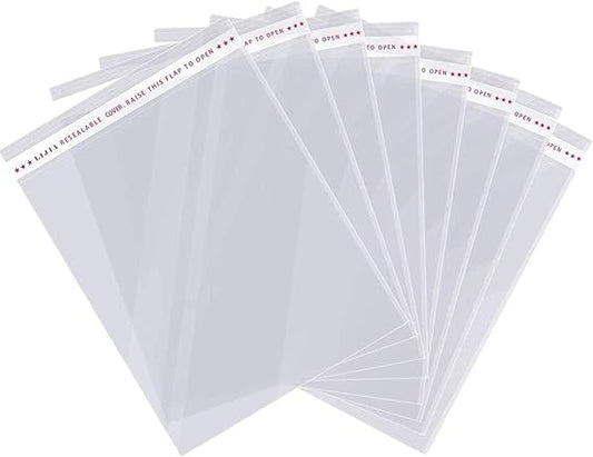 Clear Plastic Bags self adhesive