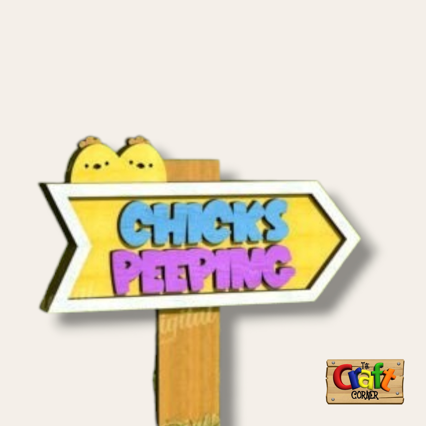 Easter garden sign