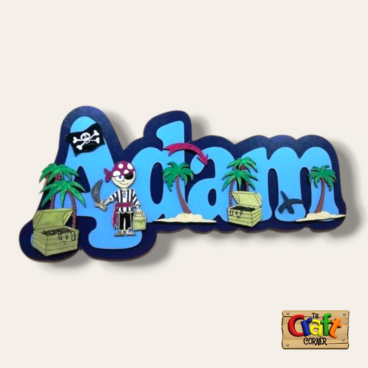 Wooden name themed
