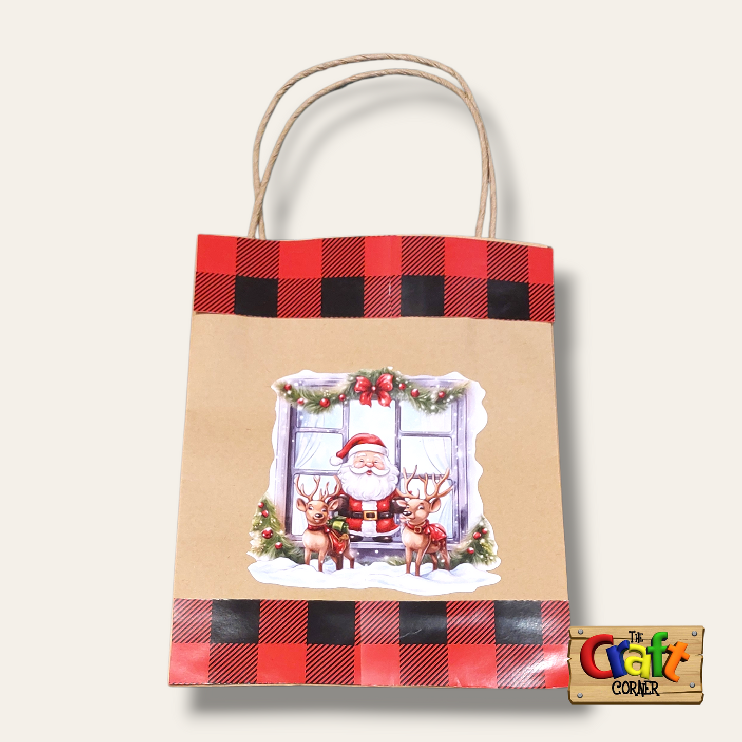 Christmas Gift bag (santa window)