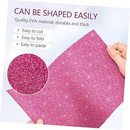 Foam sheets: 50x70 cm glittery