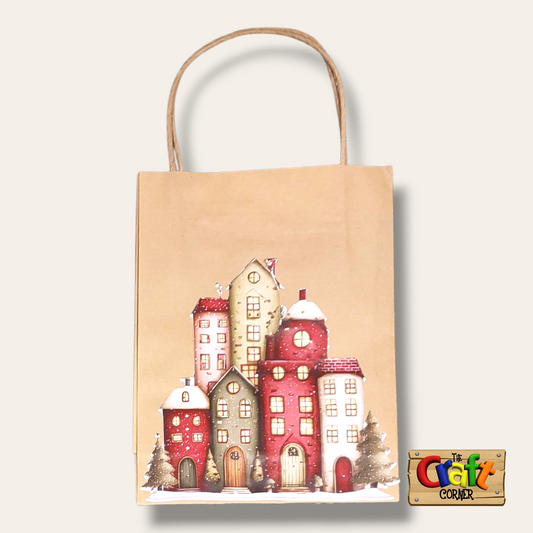 Christmas Gift bag (Christmas houses)