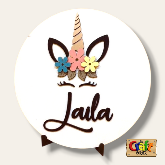 Name sign unicorn