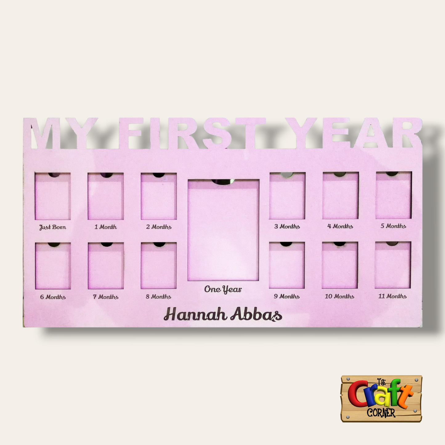 Baby First Year frame (cutout)