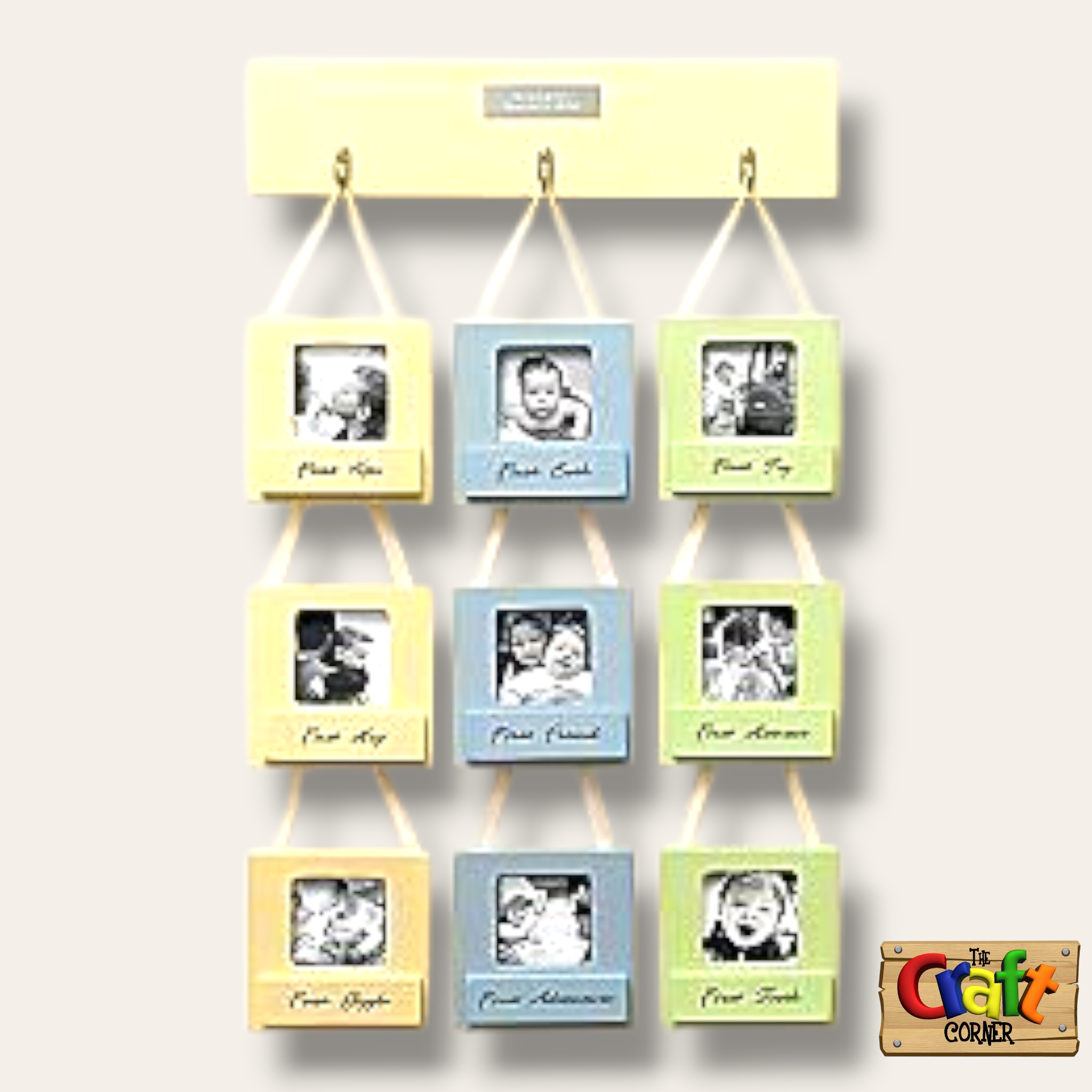 Baby First Year frame (hanging)