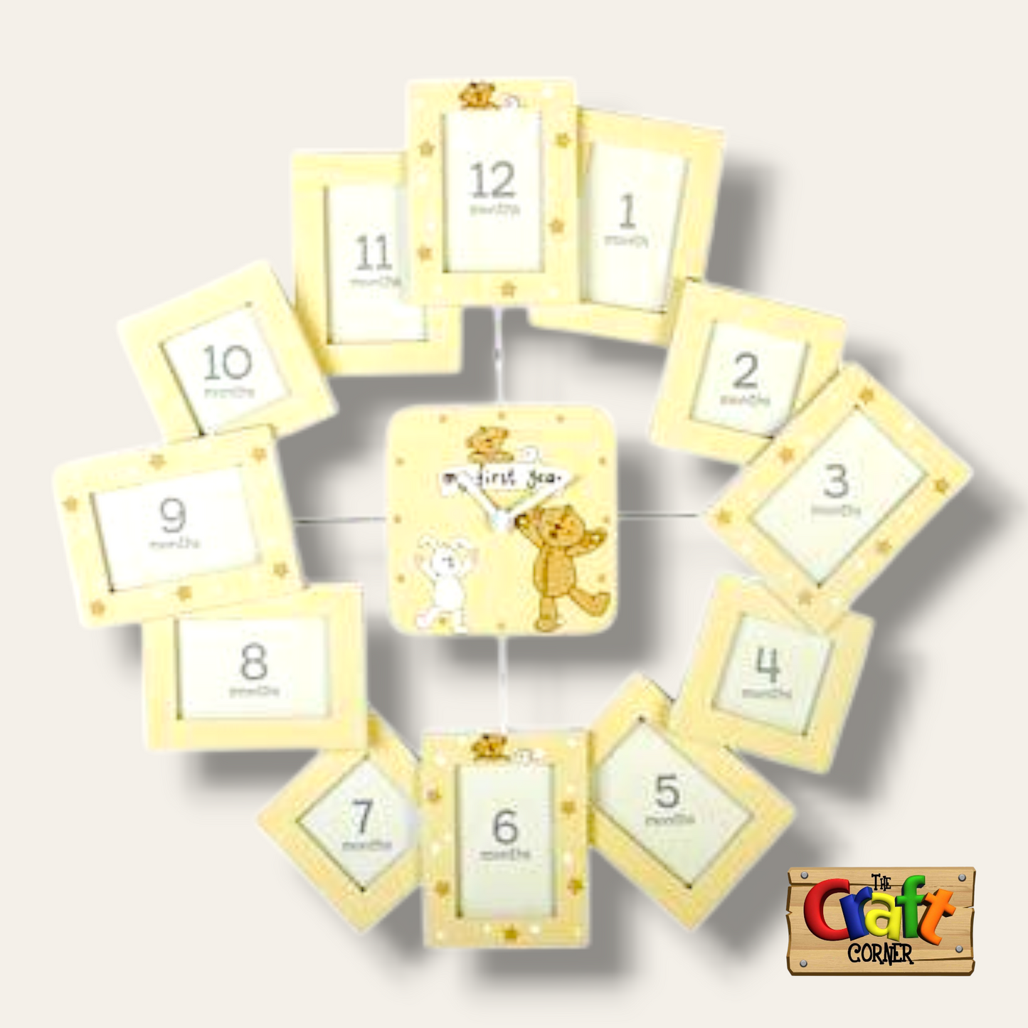 Baby First Year frame (circular)