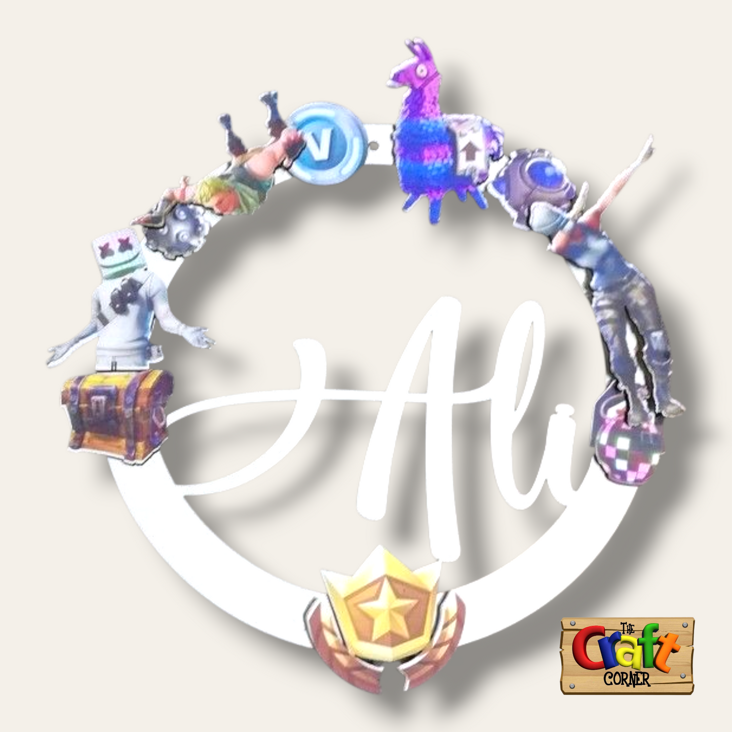 Name Ring with fortnite characters