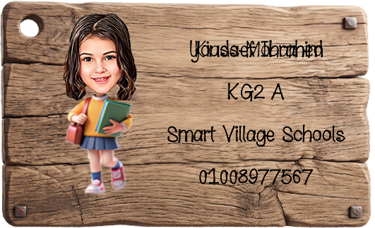 Caricature personalized (Girls) Labels