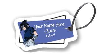 "Anime" wooden bag tag