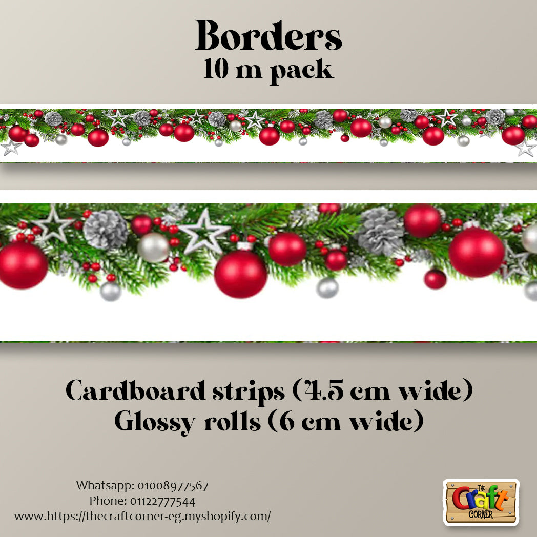 Decor: Christmas 1 border