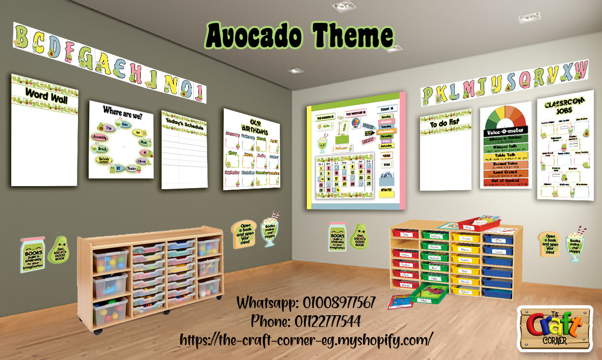 Avocado Classroom theme