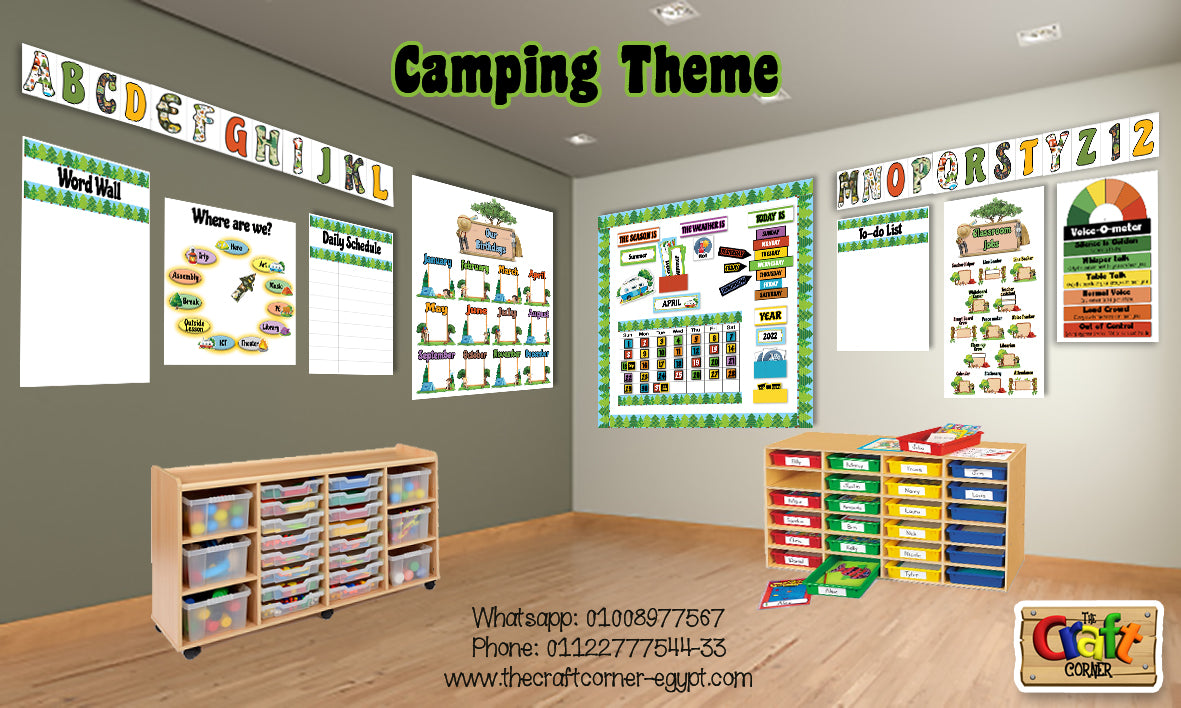 Camping Classroom theme