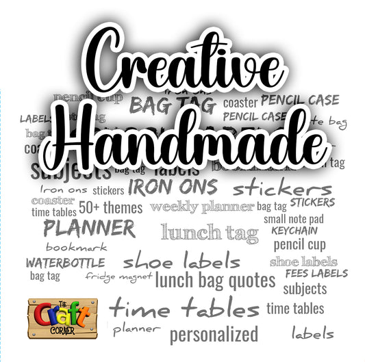 Name Cutout Creative Handmade