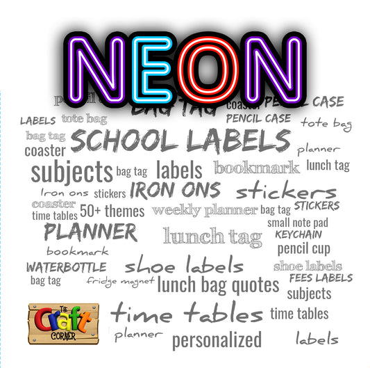 Name Cutout Neon