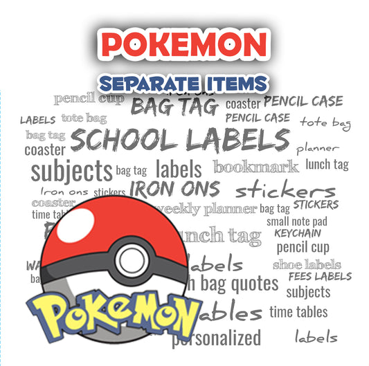 ""Pokemon" Separate items