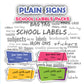 ""Plain Signs"