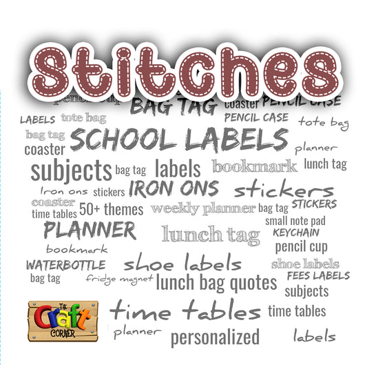 Name Cutout Stitches