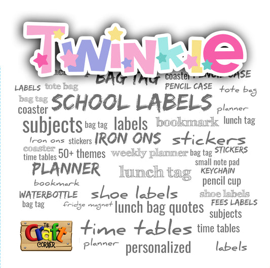 Name Cutout Twinkle