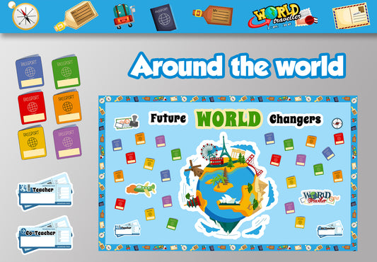 Around the world Classroom theme