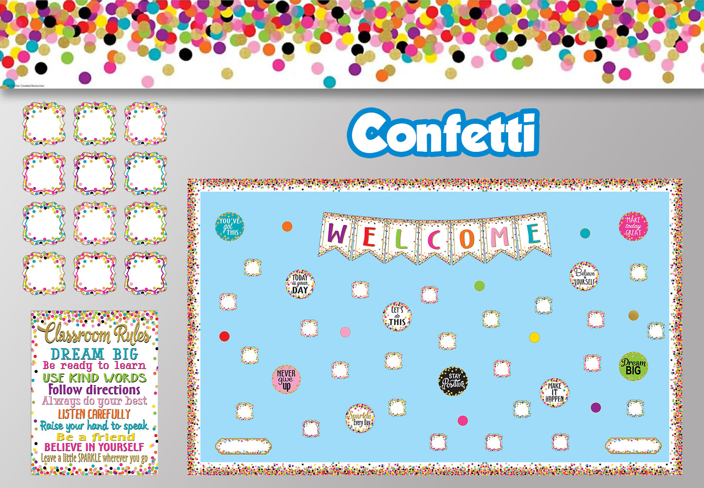 Confetti Classroom theme