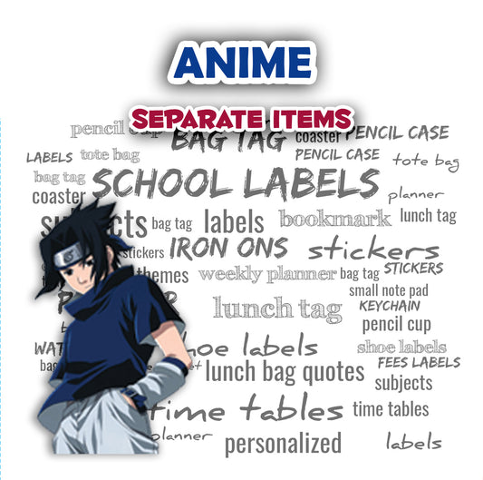 ""Anime" Separate items