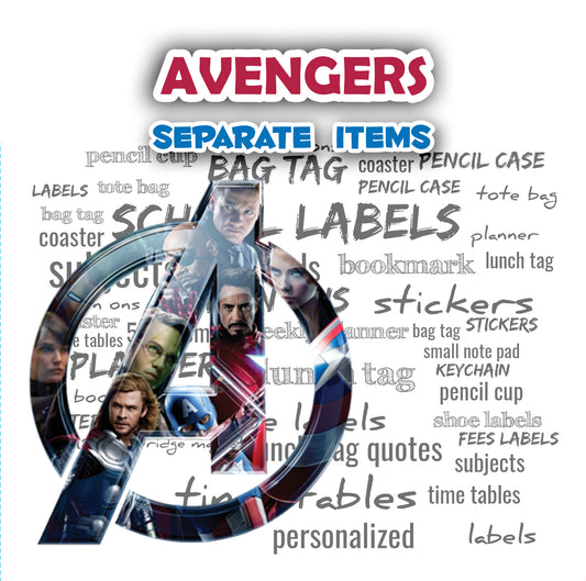 ""Avengers" Separate items