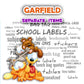 ""Garfield" Separate items
