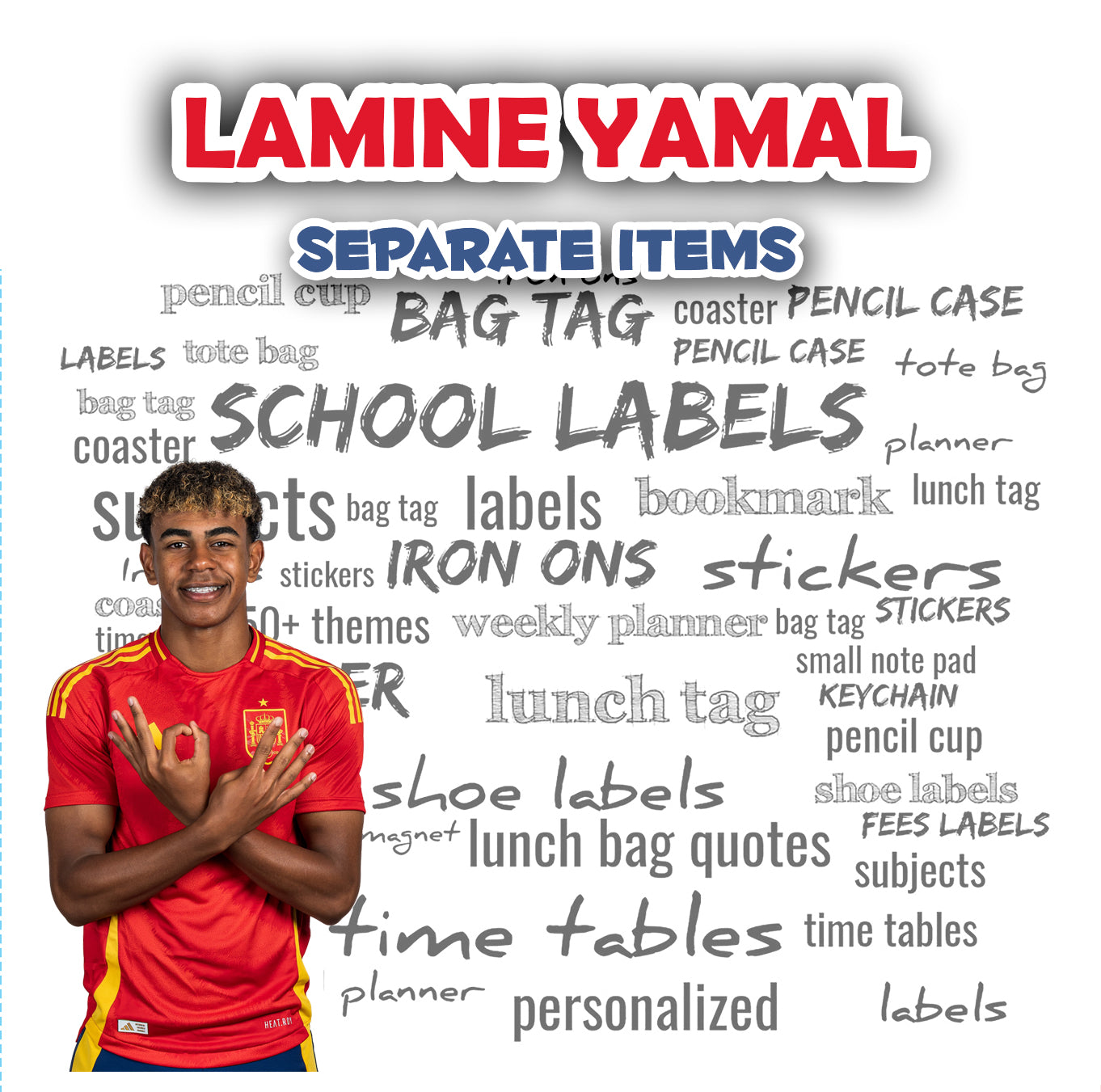 ""Lamine Yamal" Separate items