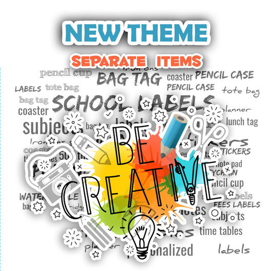 ""New Theme" Separate items
