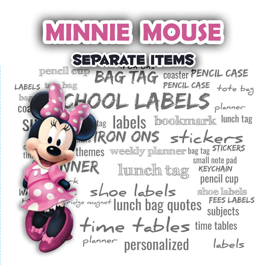 ""Minnie Mouse" Separate items