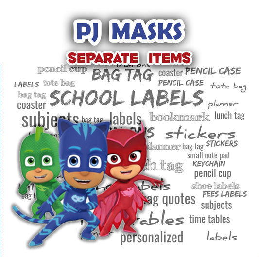 ""PJ Masks" Separate items