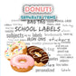 ""Donuts" Separate items