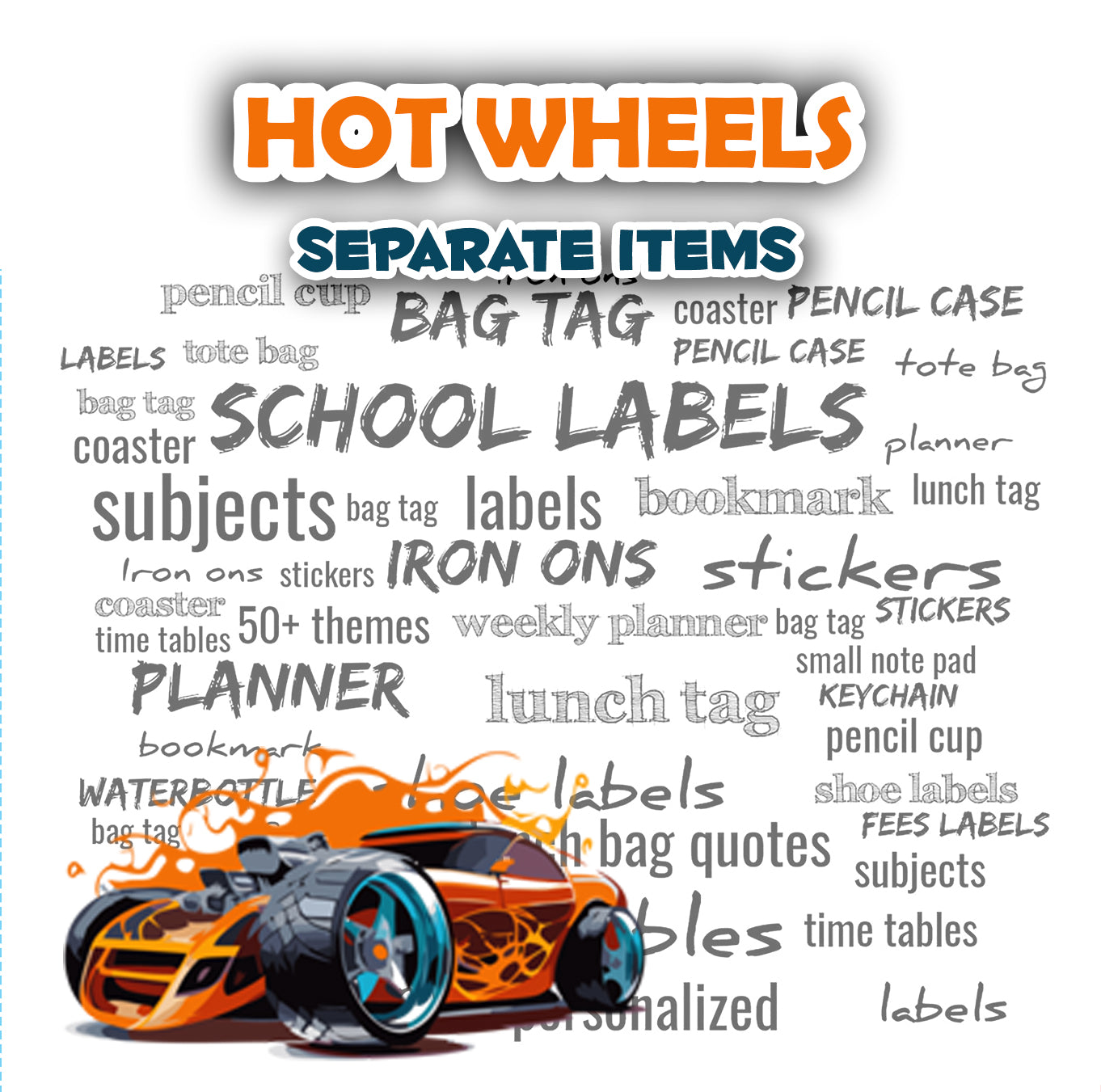 ""Hot Wheels" Separate items