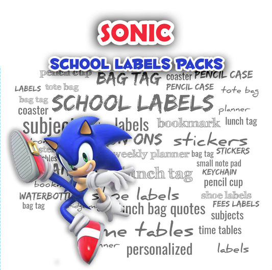 ""Sonic" Separate items