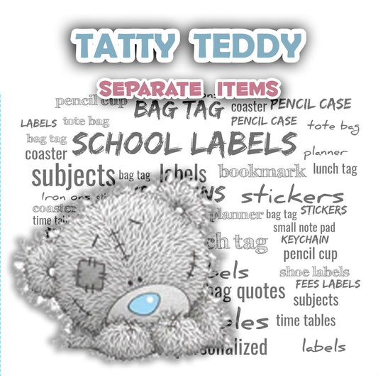 ""Tatty Teddy" Separate items