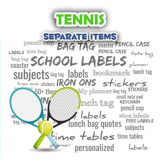 ""Tennis" Separate items