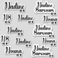 ""Name Cutout Creative Handmade"