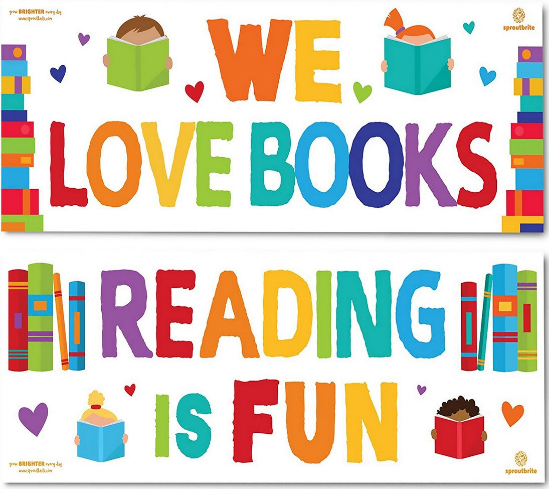 We love books...