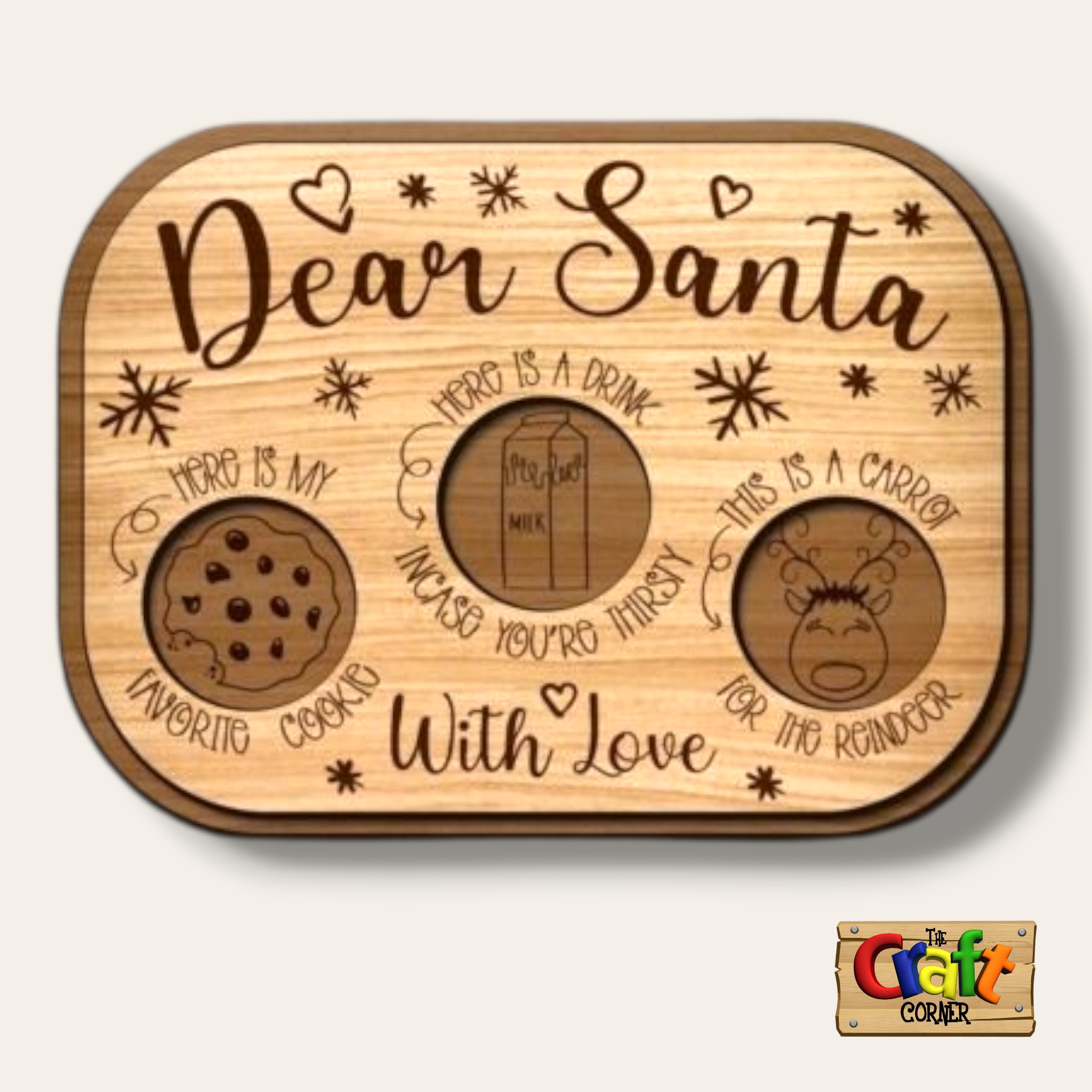Tray: Dear Santa – The Craft Corner EG