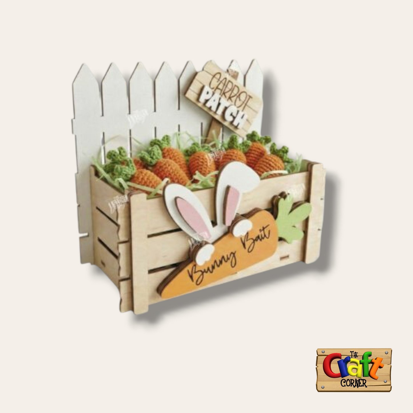 Easter egg wooden basket 7