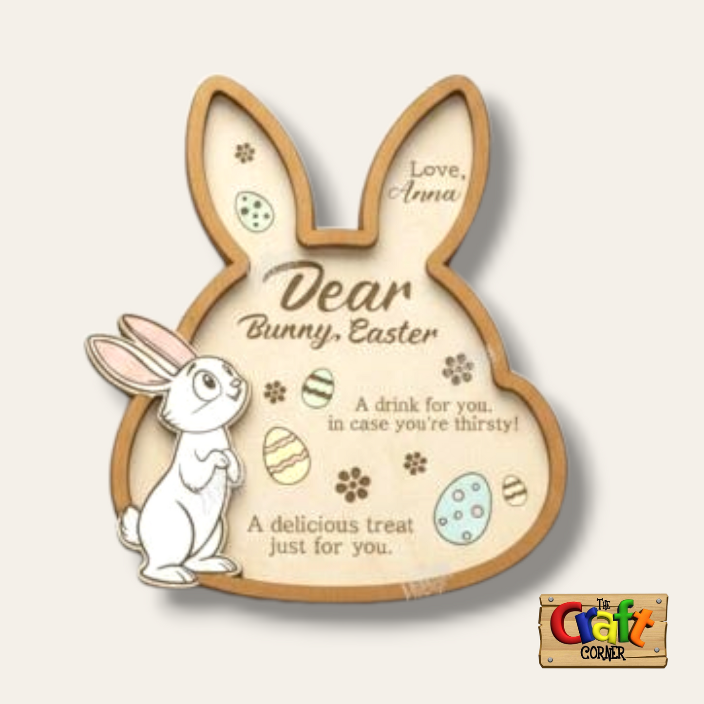 Easter Bunny treats tray (Bunny)