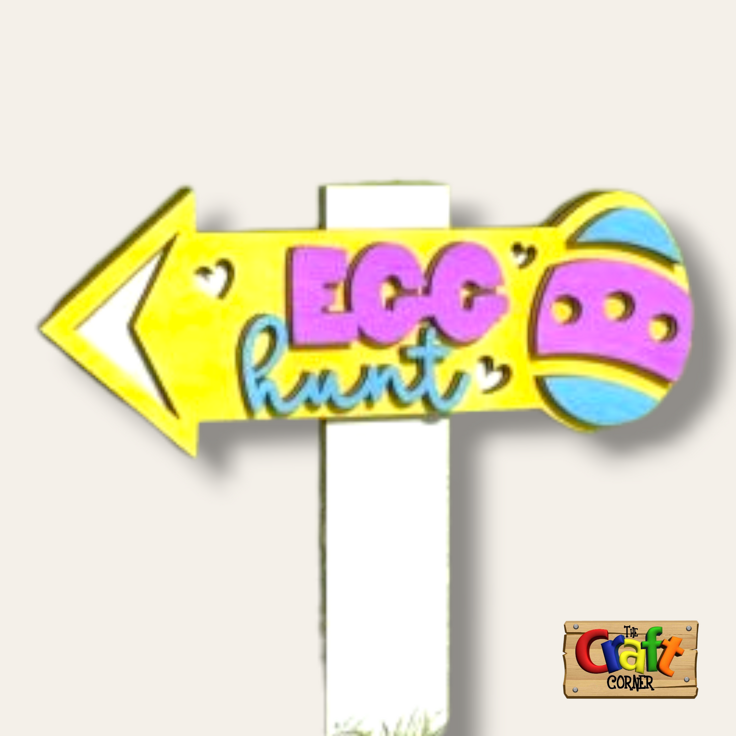 Easter garden sign (Egg hunt)