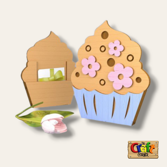 Gift card holder: Cupcake