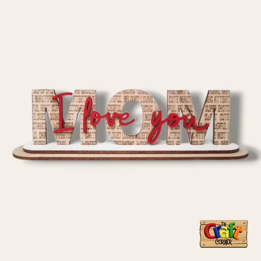 Stand: MOM I love you table stand